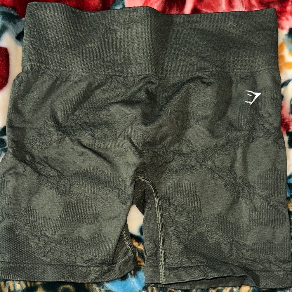 Gymshark Women's forest green Bike Shorts